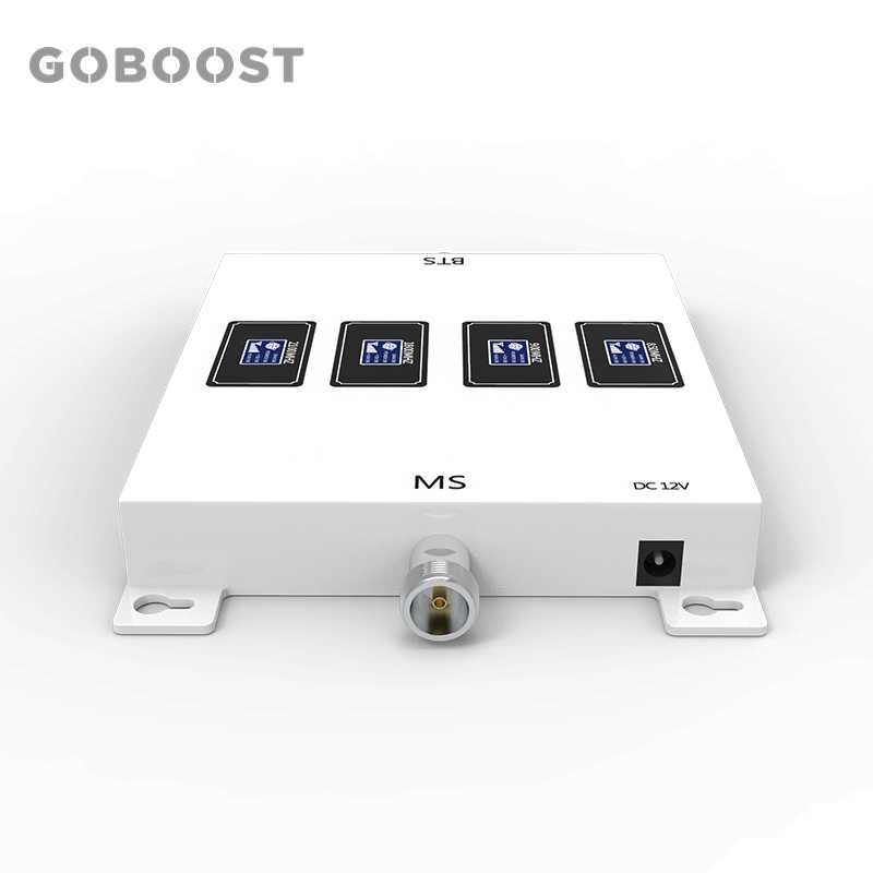 Goboost 800 900 1800 2100 mhz 2G 3G 4G 4-Band Four Mobile Signal Quad Band Phone Signal Amplifier Booster